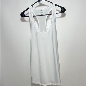 Next Level Apparel White Sleeveless Relaxed Tank Top